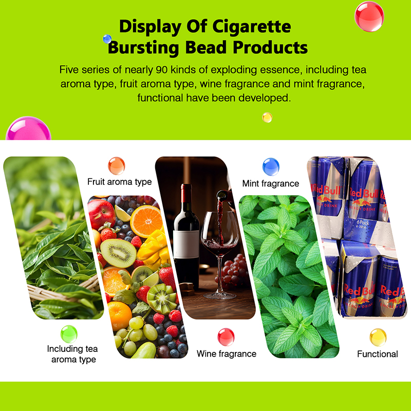 ESMOO Cigarette Burst Beads