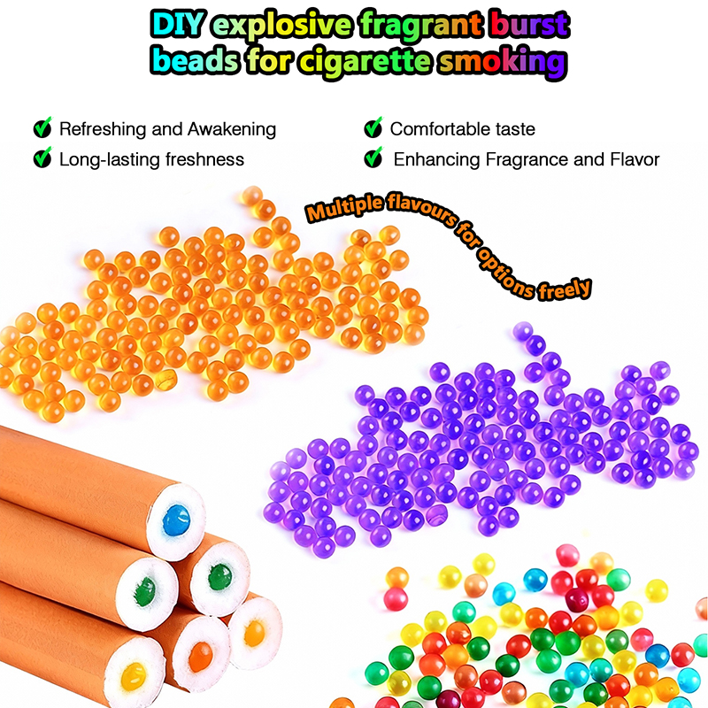 ESMOO Cigarette Burst Beads