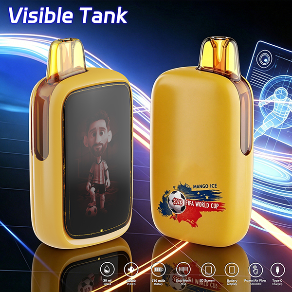 30000 Puffs Visual Tank Disposable Vape with 3D Screen